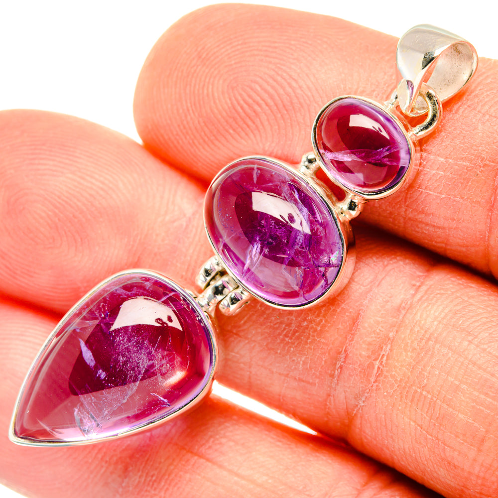 Amethyst Pendants handcrafted by Anasilvercos - PD26964