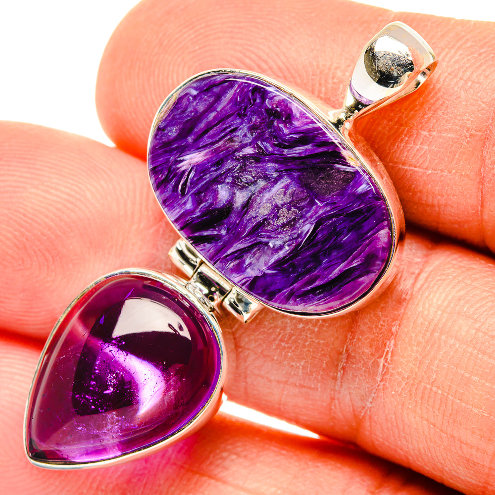 Amethyst Pendants handcrafted by Anasilvercos - PD26965