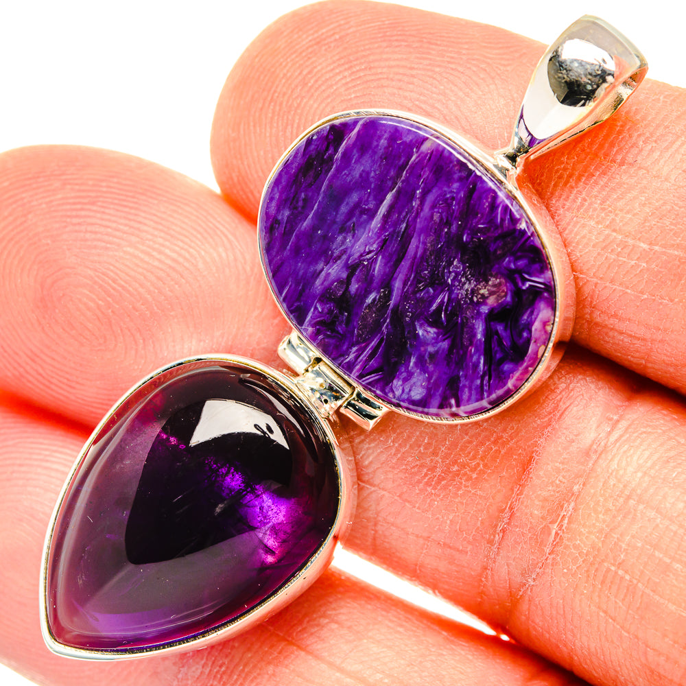 Amethyst Pendants handcrafted by Anasilvercos - PD26967