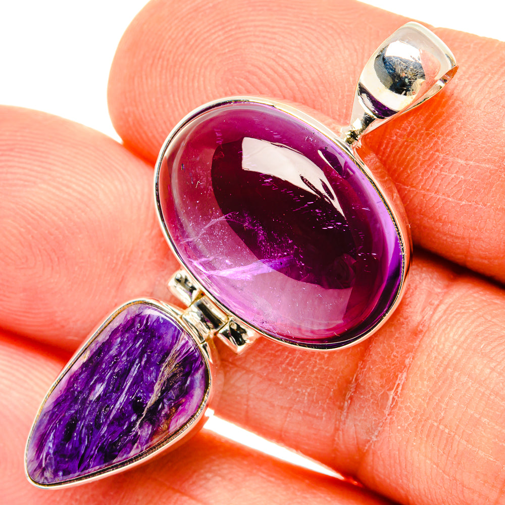 Amethyst Pendants handcrafted by Anasilvercos - PD26968
