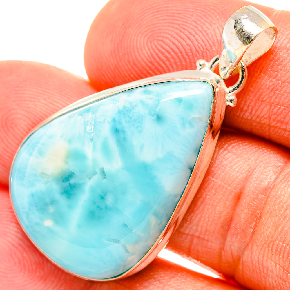 Larimar Pendants handcrafted by Anasilvercos - PD26973