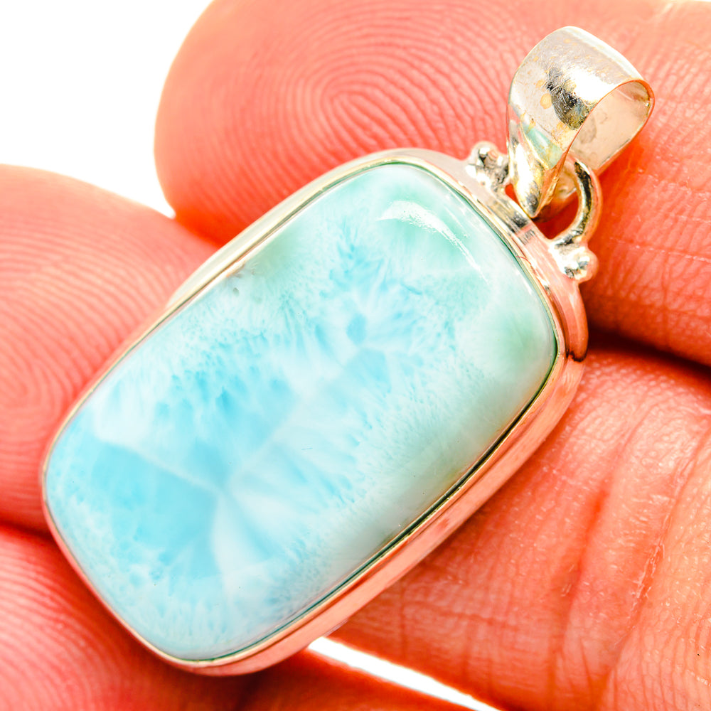 Larimar Pendants handcrafted by Anasilvercos - PD26975