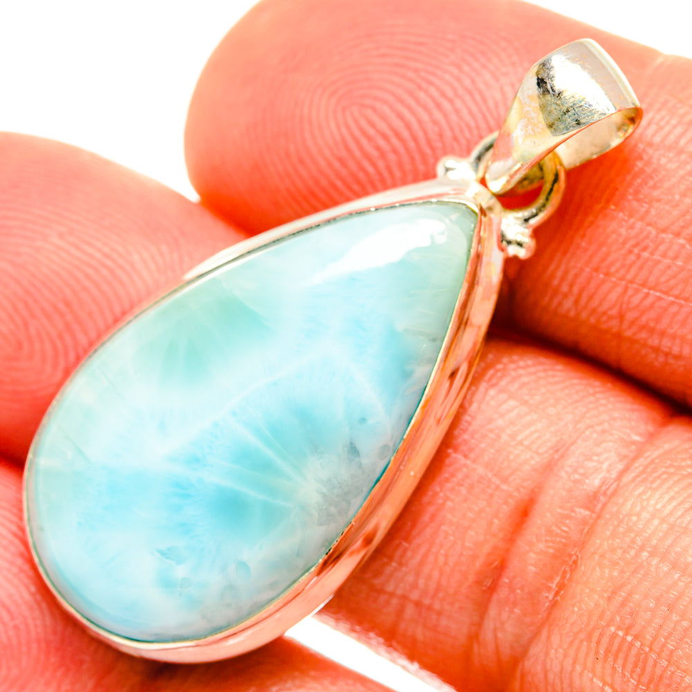 Larimar Pendants handcrafted by Anasilvercos - PD26976