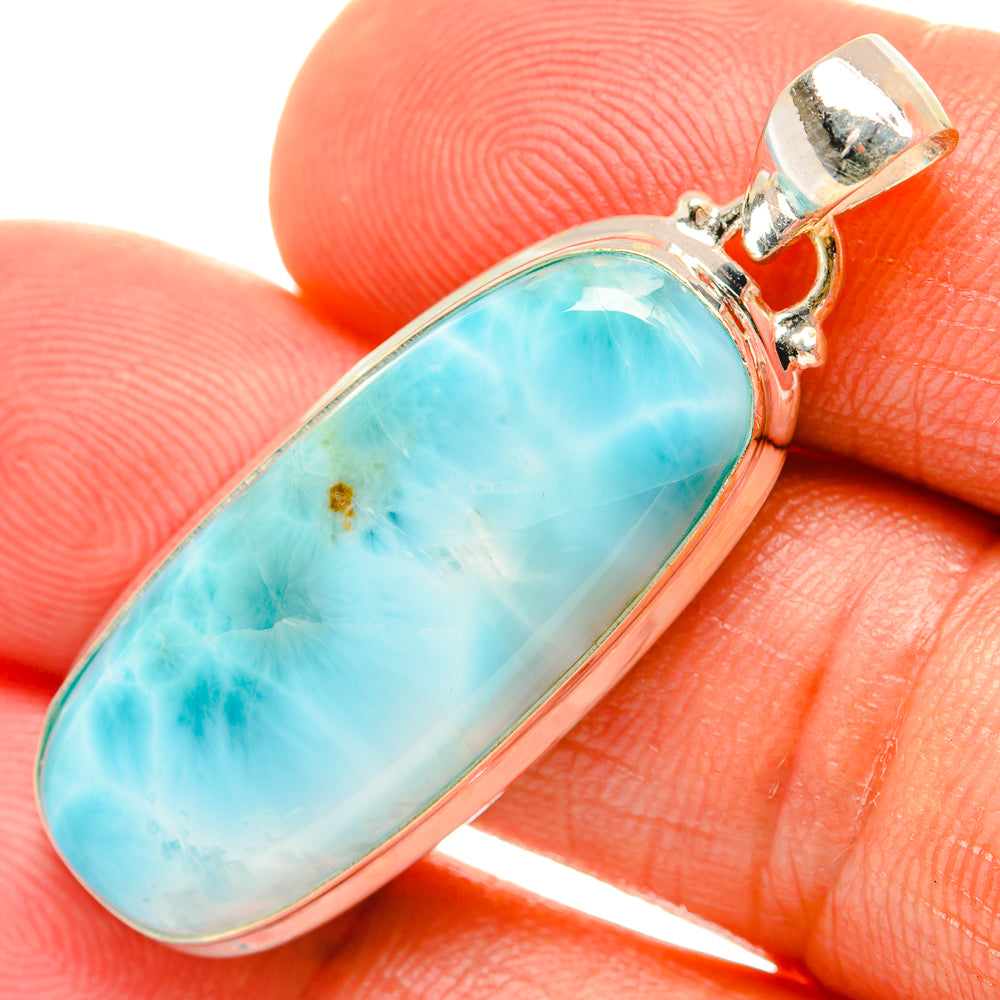 Larimar Pendants handcrafted by Anasilvercos - PD26977