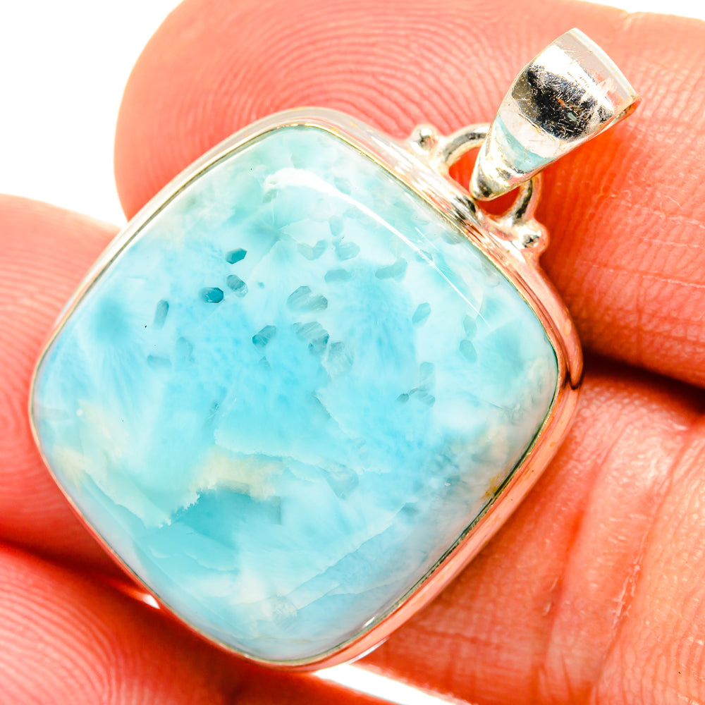 Larimar Pendants handcrafted by Anasilvercos - PD26980
