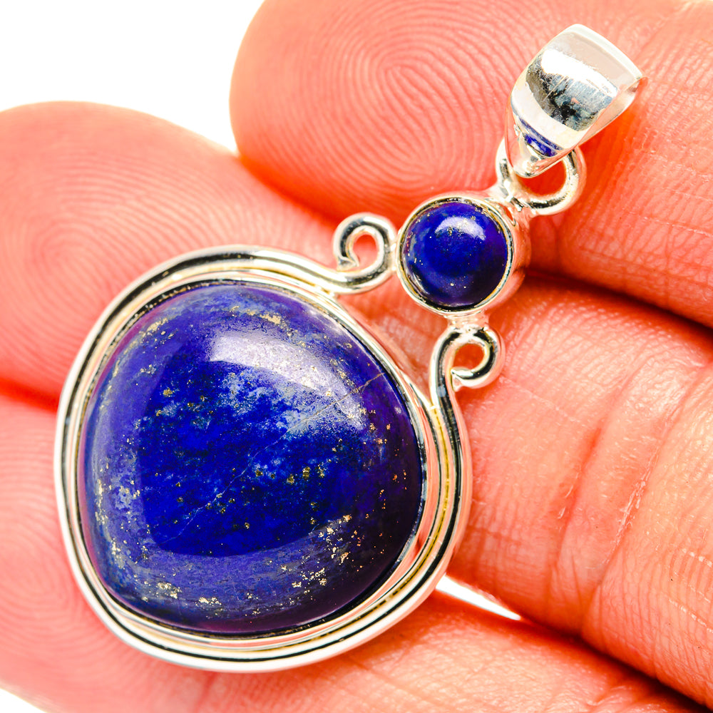 Lapis Lazuli Pendants handcrafted by Anasilvercos - PD26984