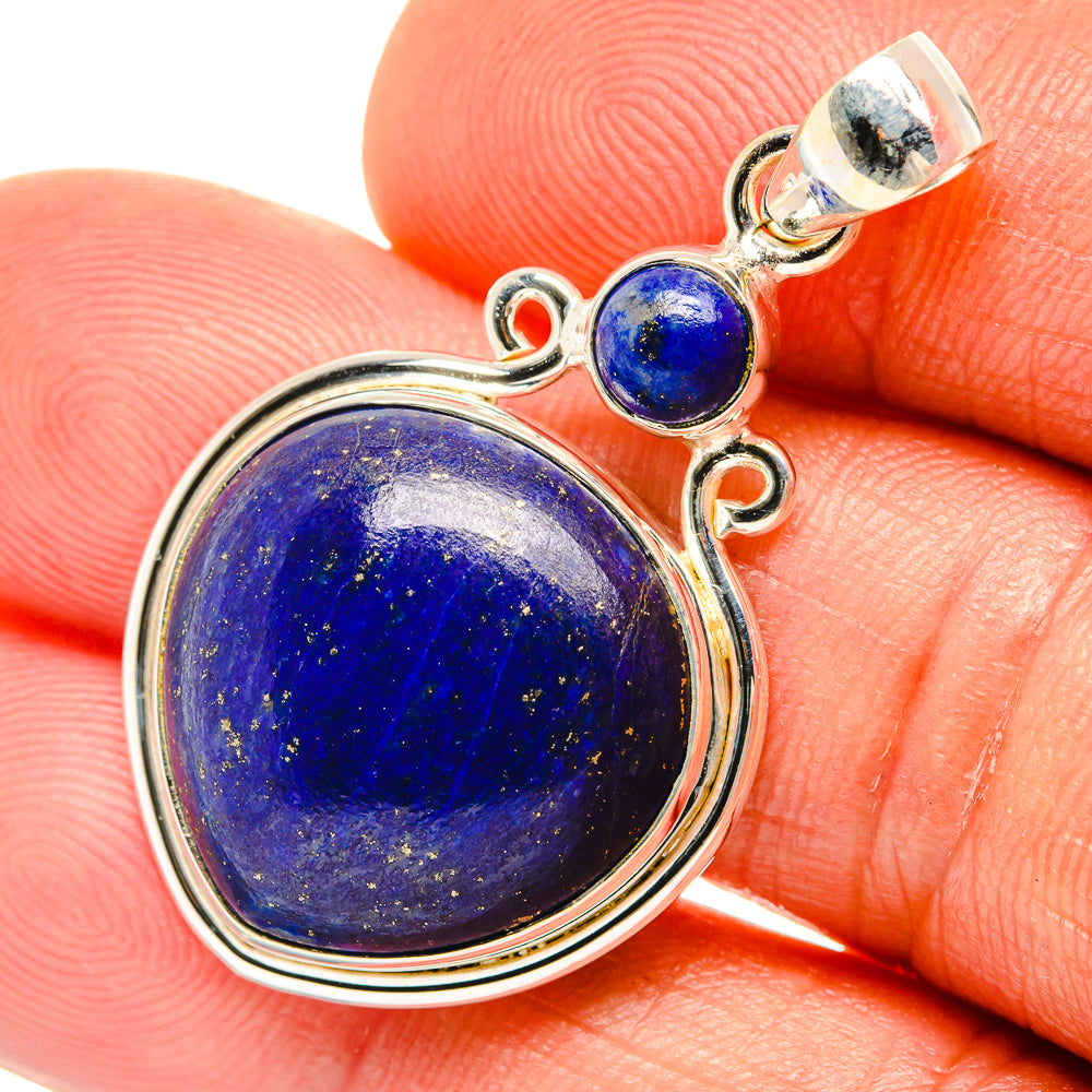 Lapis Lazuli Pendants handcrafted by Anasilvercos - PD26987