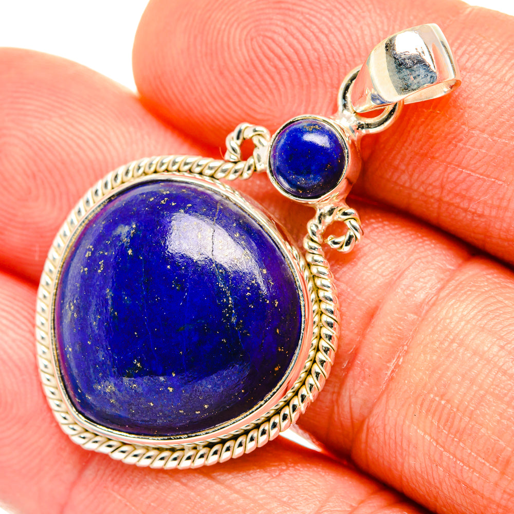 Lapis Lazuli Pendants handcrafted by Anasilvercos - PD26988