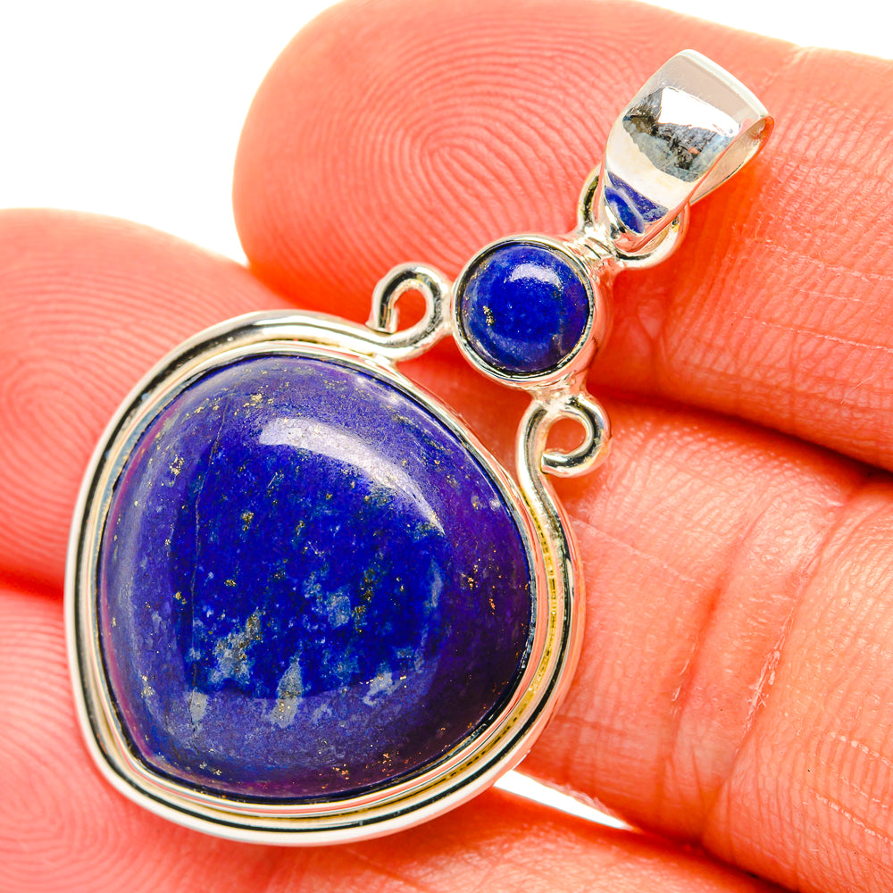 Lapis Lazuli Pendants handcrafted by Anasilvercos - PD26989