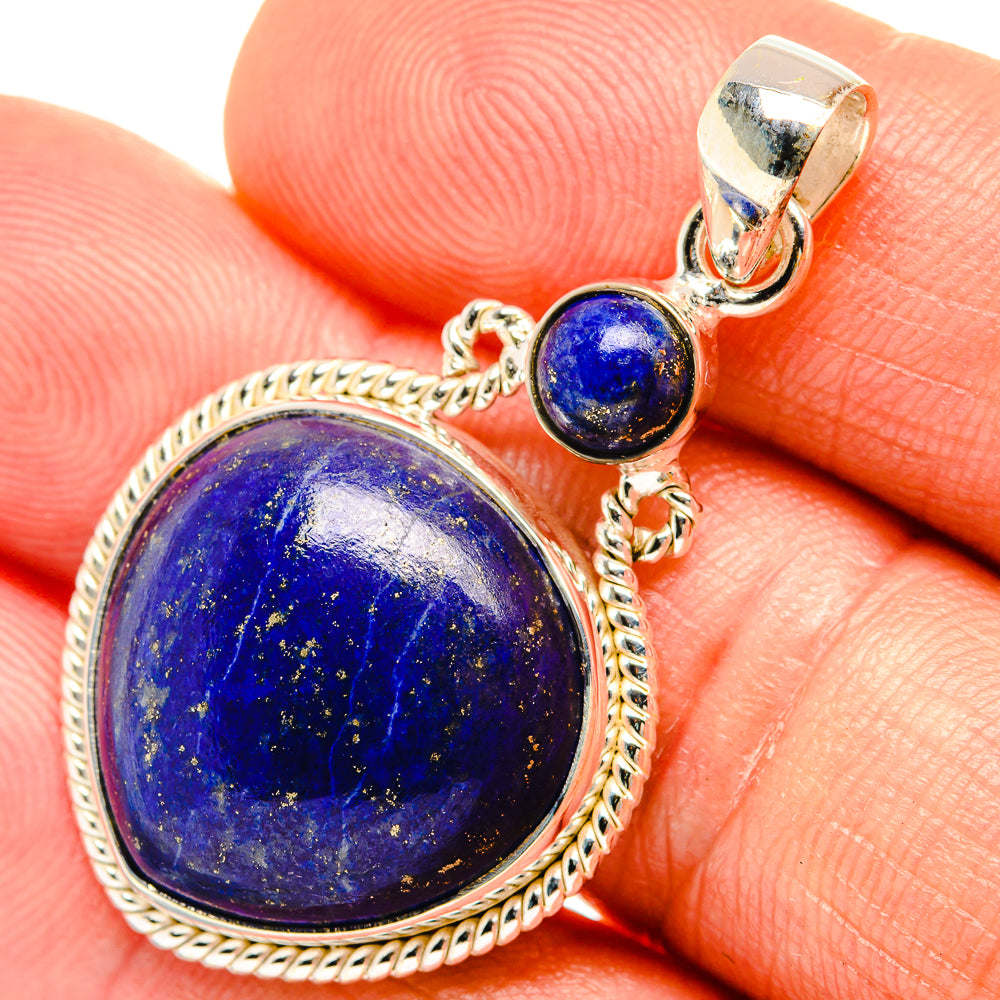 Lapis Lazuli Pendants handcrafted by Anasilvercos - PD26990