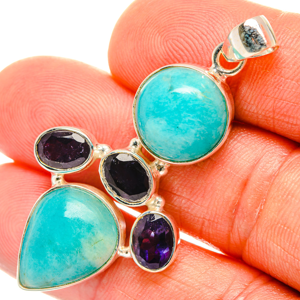 Larimar Pendants handcrafted by Anasilvercos - PD26993
