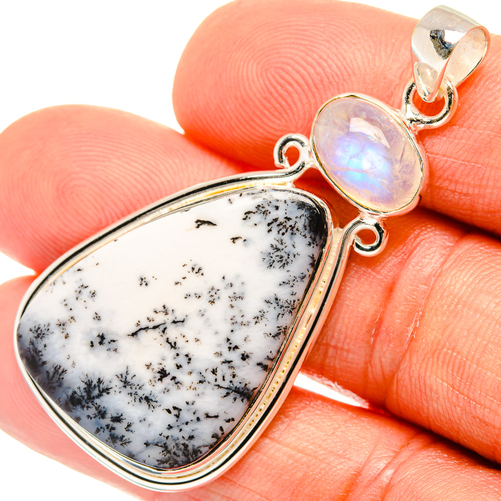 Dendritic Opal Pendants handcrafted by Anasilvercos - PD27019