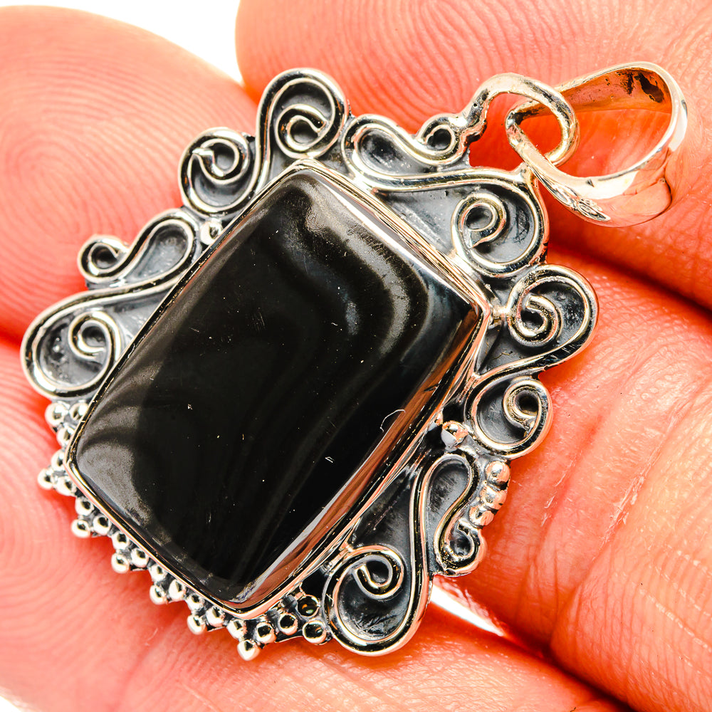 Psilomelane Pendants handcrafted by Anasilvercos - PD27034