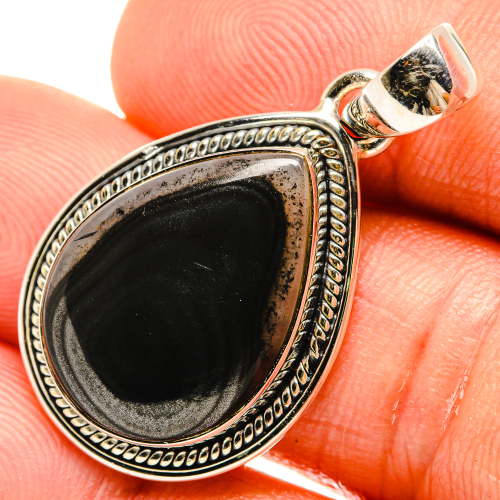 Psilomelane Pendants handcrafted by Anasilvercos - PD27037