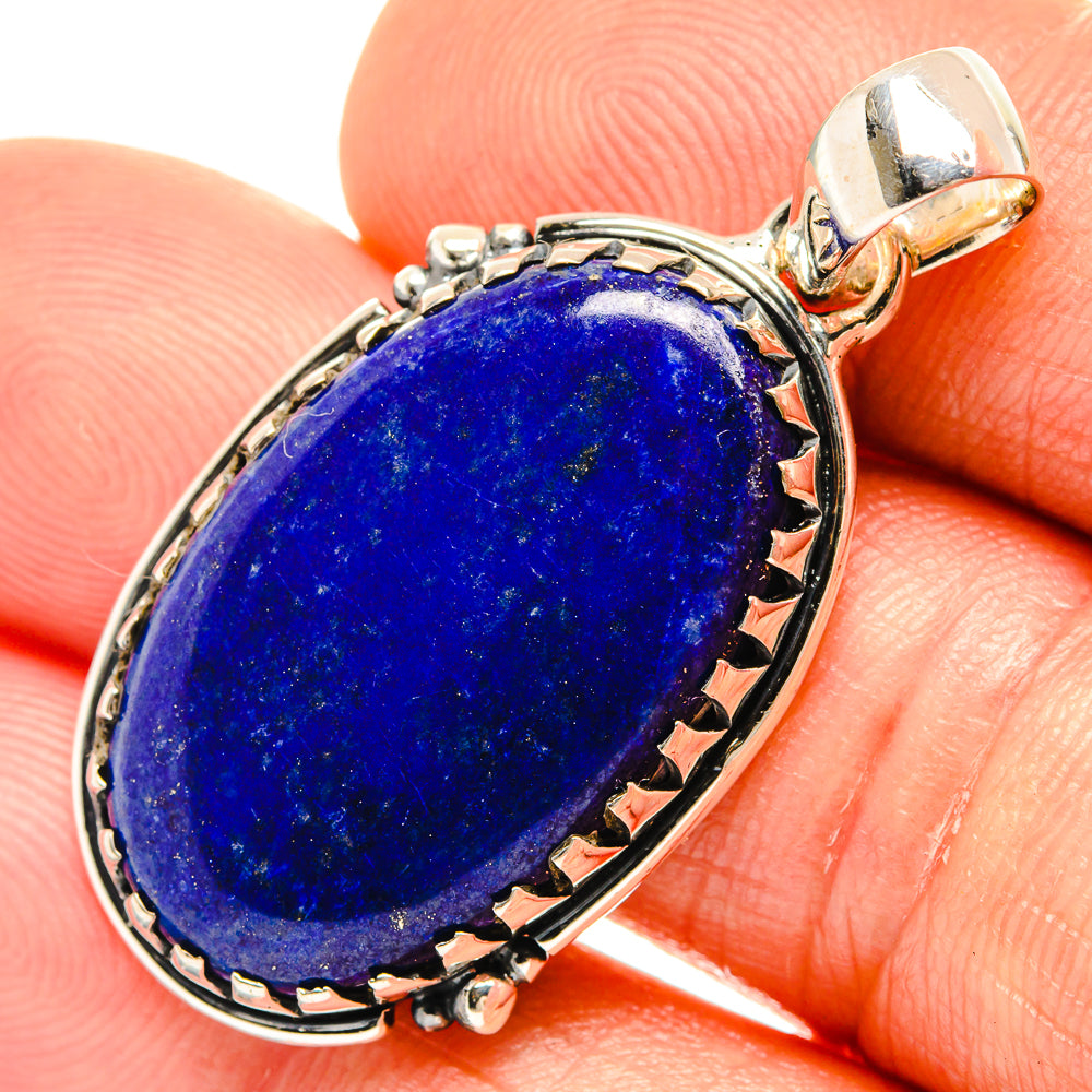 Lapis Lazuli Pendants handcrafted by Anasilvercos - PD27055