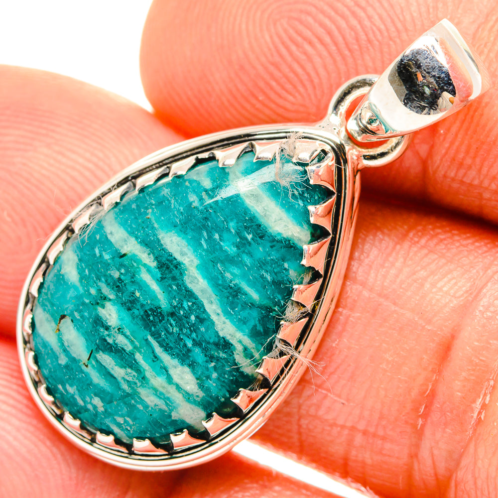 Amazonite Pendants handcrafted by Anasilvercos - PD27056