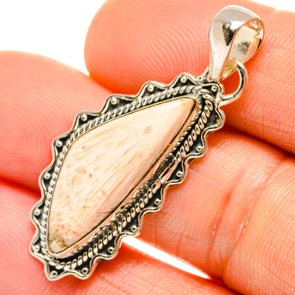 Scolecite Pendants handcrafted by Anasilvercos - PD27058