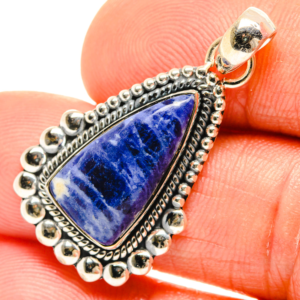 Sodalite Pendants handcrafted by Anasilvercos - PD27065