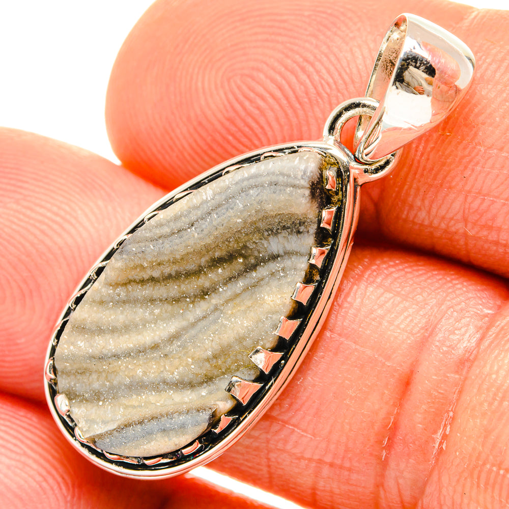 Desert Druzy Pendants handcrafted by Anasilvercos - PD27069