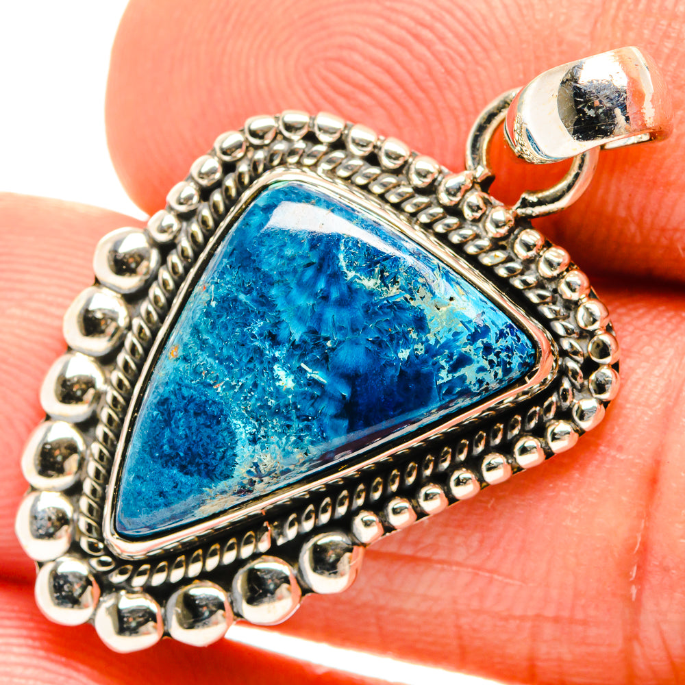Chrysocolla Pendants handcrafted by Anasilvercos - PD27073
