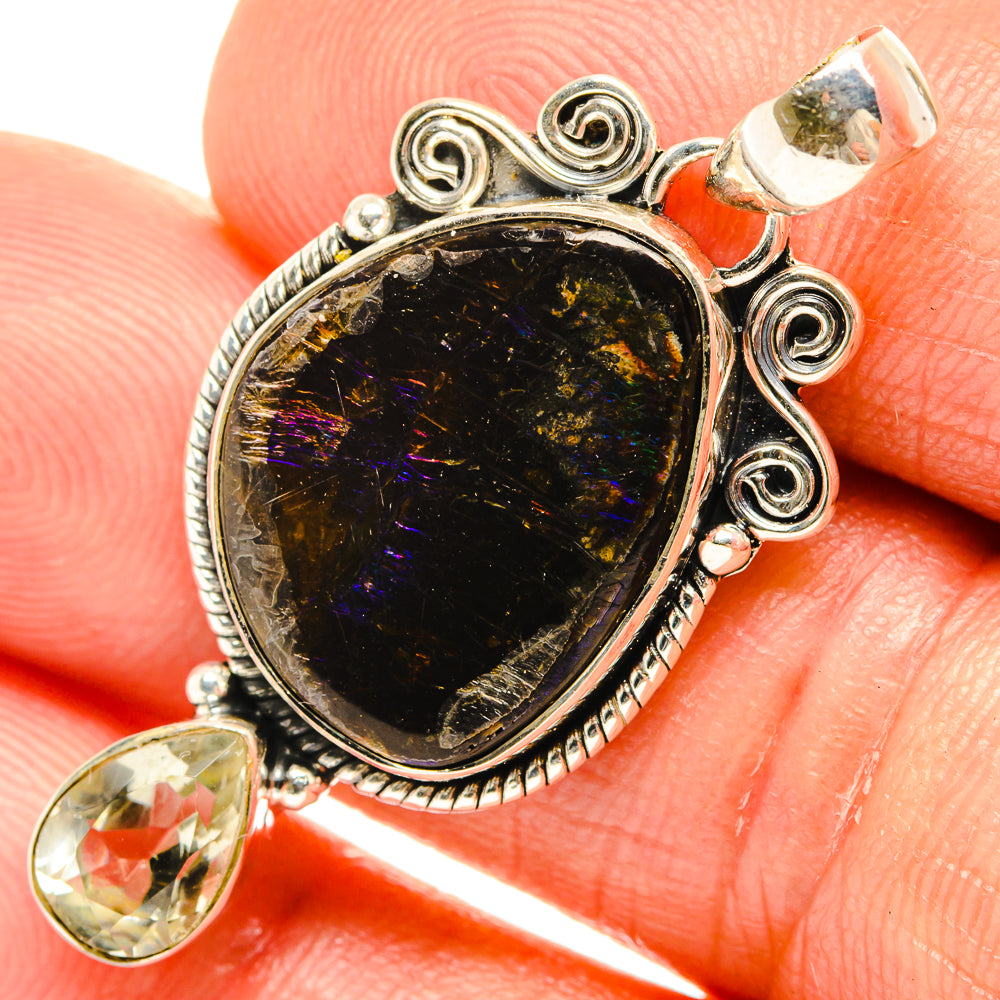 Ammolite Pendants handcrafted by Anasilvercos - PD27075