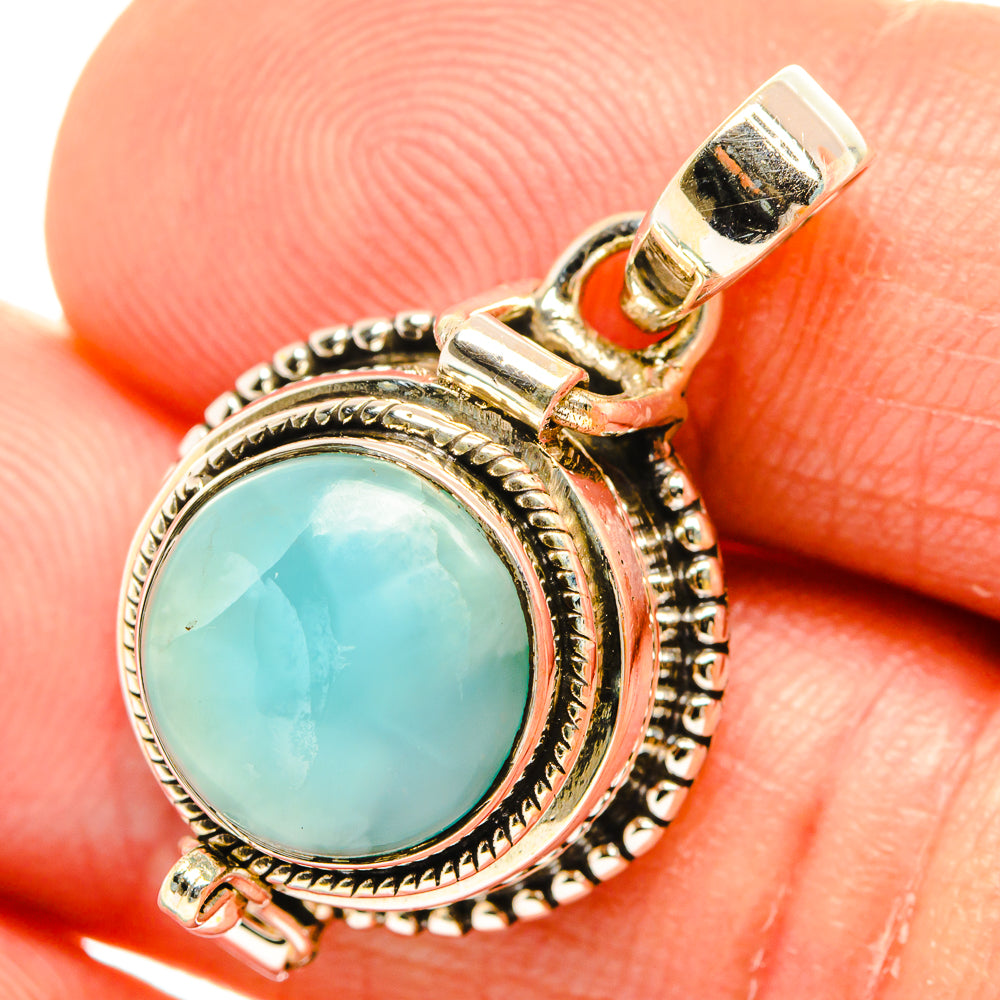 Larimar Pendants handcrafted by Anasilvercos - PD27093