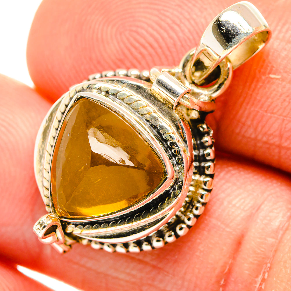 Citrine Pendants handcrafted by Anasilvercos - PD27120