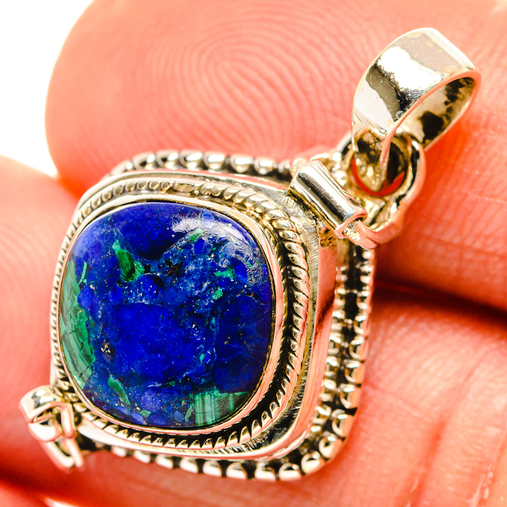 Azurite Pendants handcrafted by Anasilvercos - PD27122