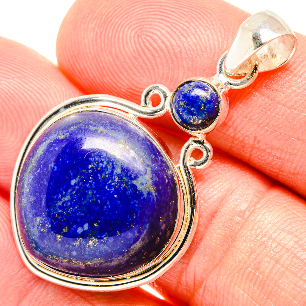 Lapis Lazuli Pendants handcrafted by Anasilvercos - PD27140