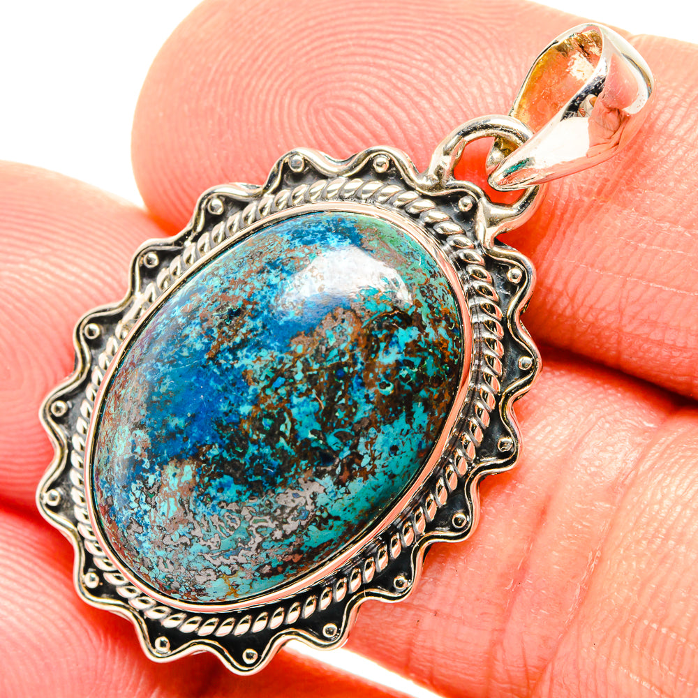 Shattuckite Pendants handcrafted by Anasilvercos - PD27152