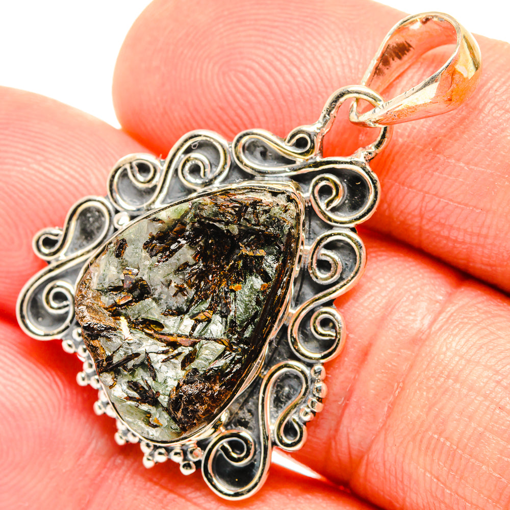 Astrophyllite Pendants handcrafted by Anasilvercos - PD27153