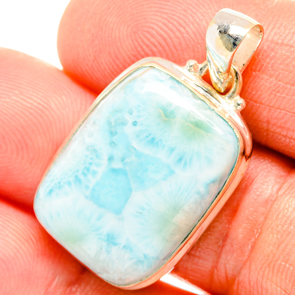 Larimar Pendants handcrafted by Anasilvercos - PD27161