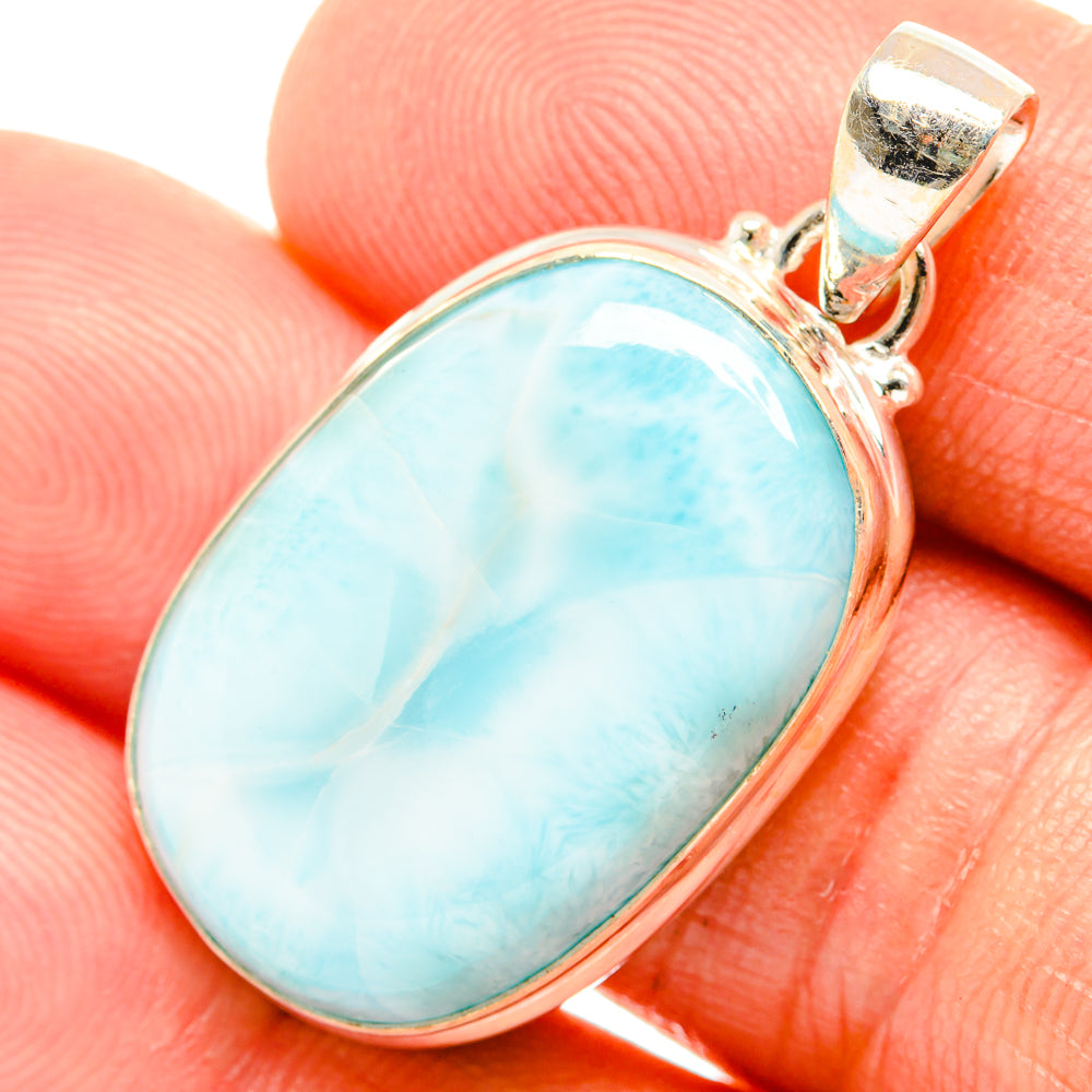 Larimar Pendants handcrafted by Anasilvercos - PD27162