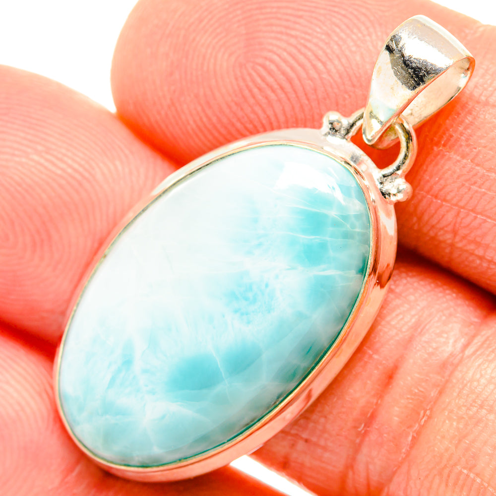 Larimar Pendants handcrafted by Anasilvercos - PD27163