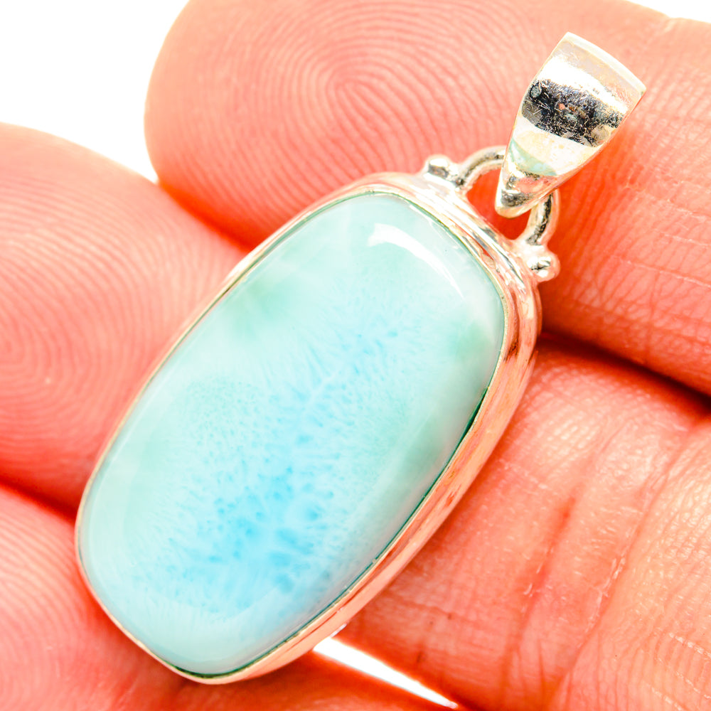 Larimar Pendants handcrafted by Anasilvercos - PD27165