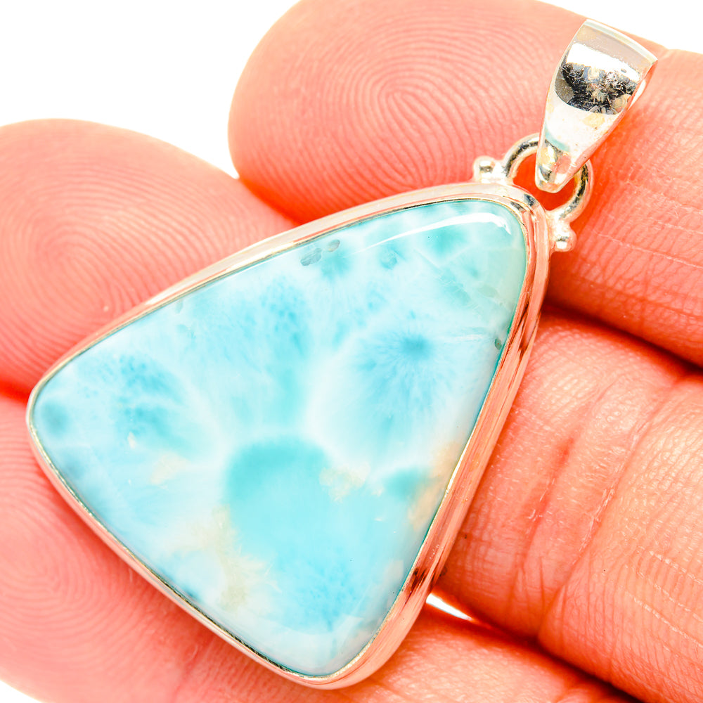 Larimar Pendants handcrafted by Anasilvercos - PD27166