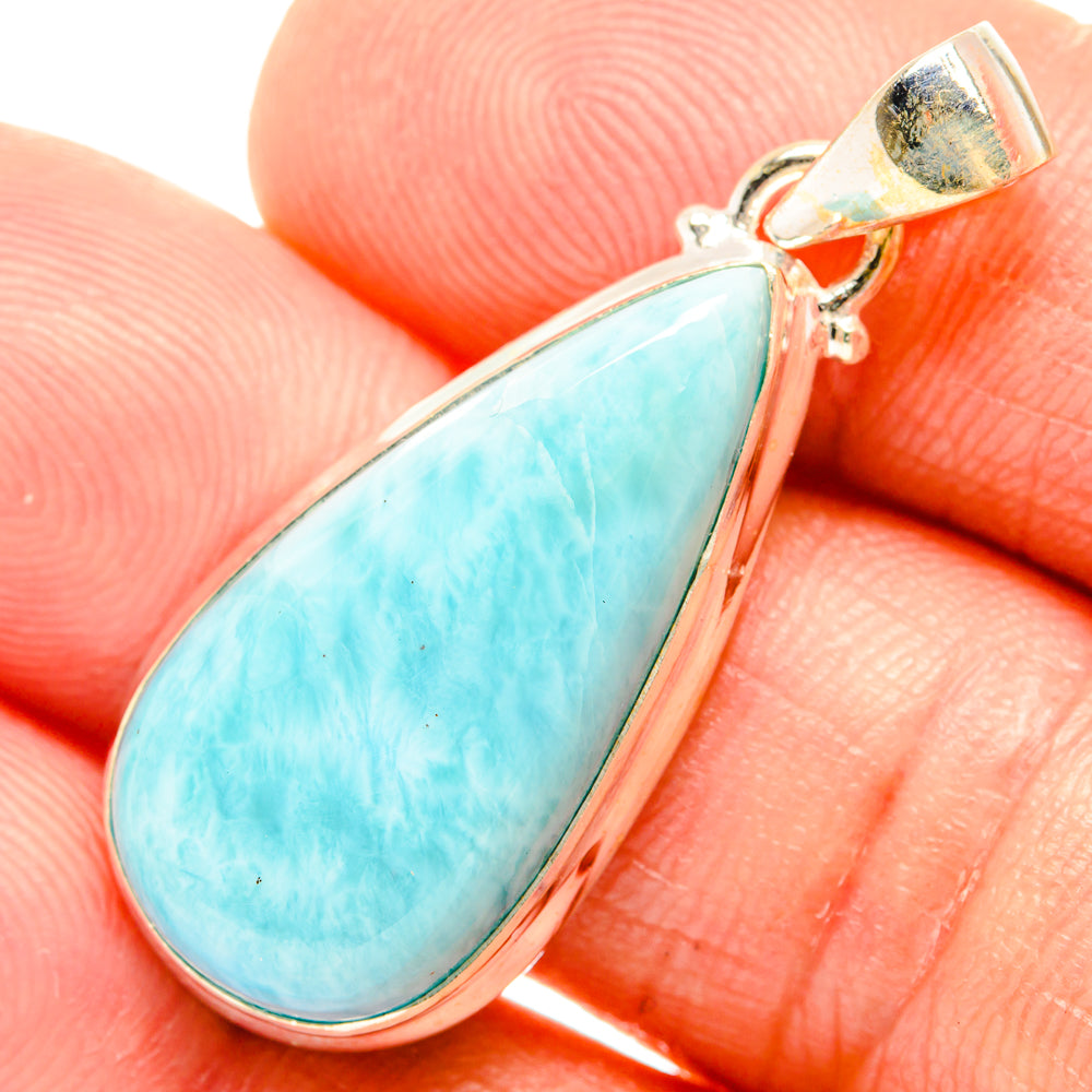 Larimar Pendants handcrafted by Anasilvercos - PD27167