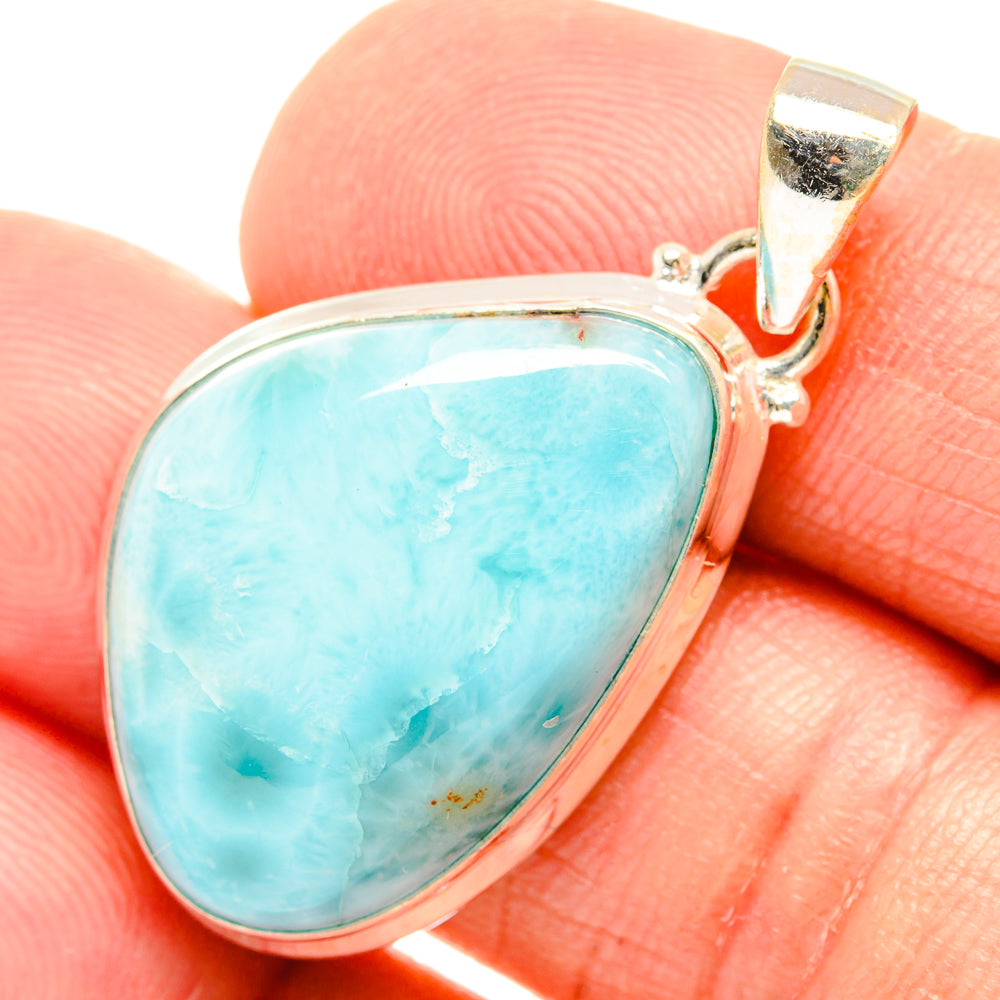 Larimar Pendants handcrafted by Anasilvercos - PD27171