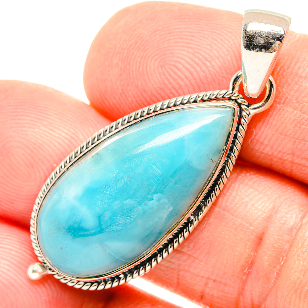 Larimar Pendants handcrafted by Anasilvercos - PD27172