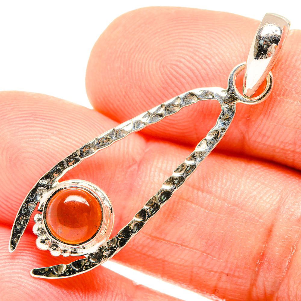 Carnelian Pendants handcrafted by Anasilvercos - PD27176