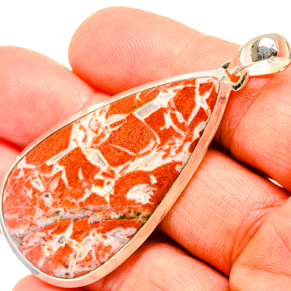 Red Jasper Pendants handcrafted by Anasilvercos - PD27213