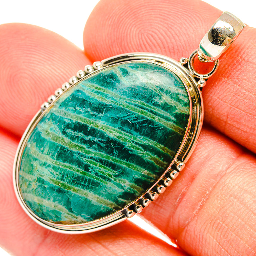 Amazonite Pendants handcrafted by Anasilvercos - PD27274