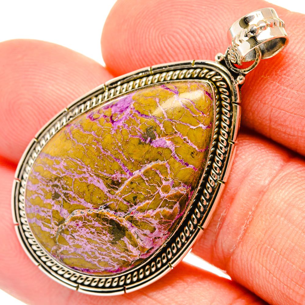 Stichtite Pendants handcrafted by Anasilvercos - PD27282