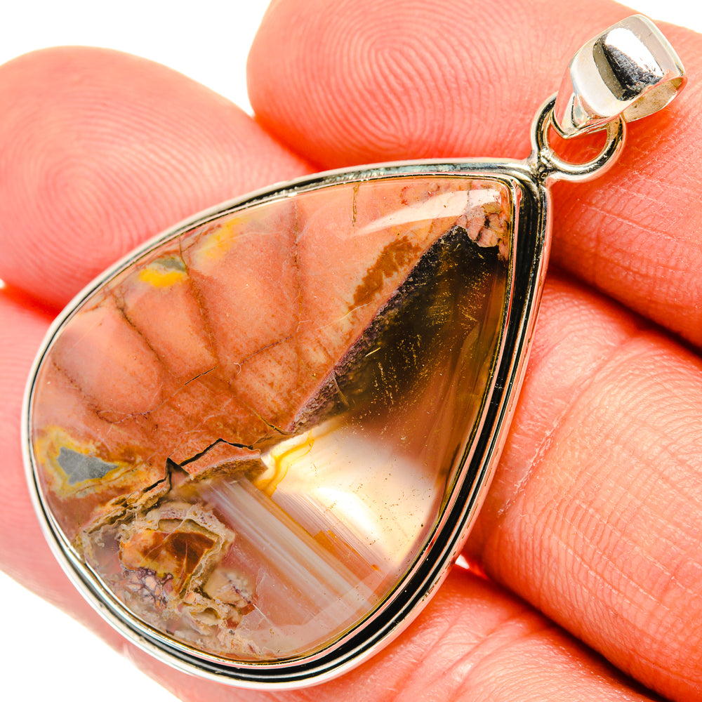 Butterfly Jasper Pendants handcrafted by Anasilvercos - PD27285