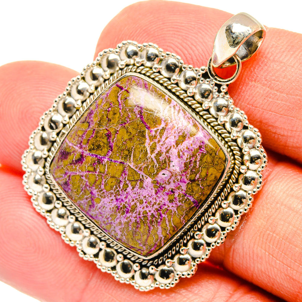 Stichtite Pendants handcrafted by Anasilvercos - PD27293