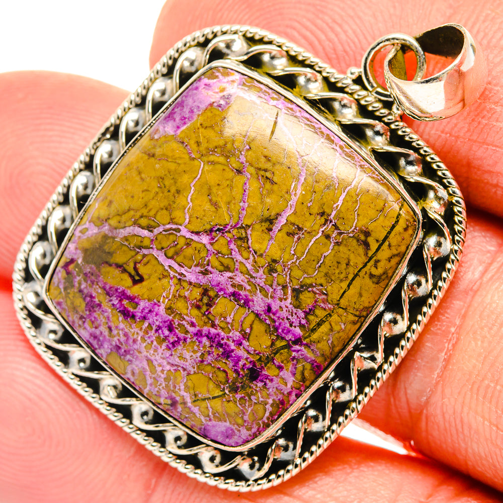 Stichtite Pendants handcrafted by Anasilvercos - PD27294