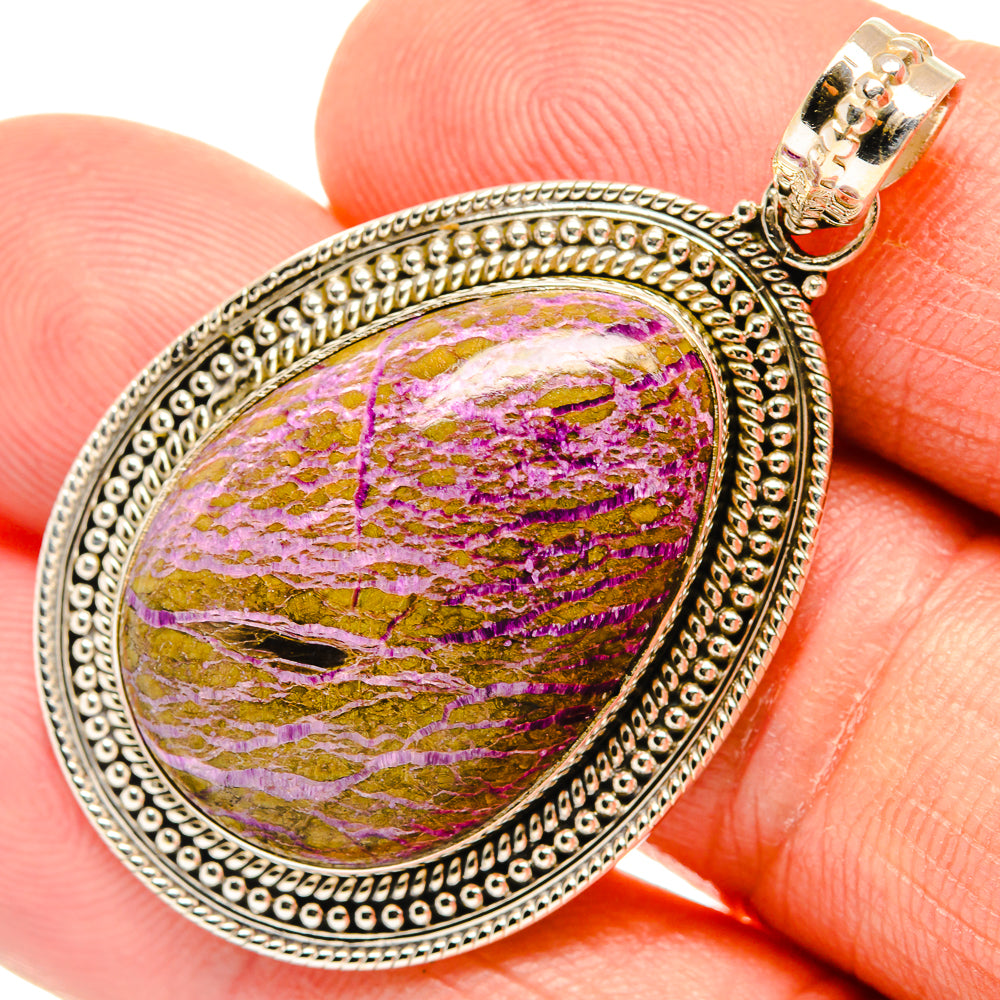Stichtite Pendants handcrafted by Anasilvercos - PD27295