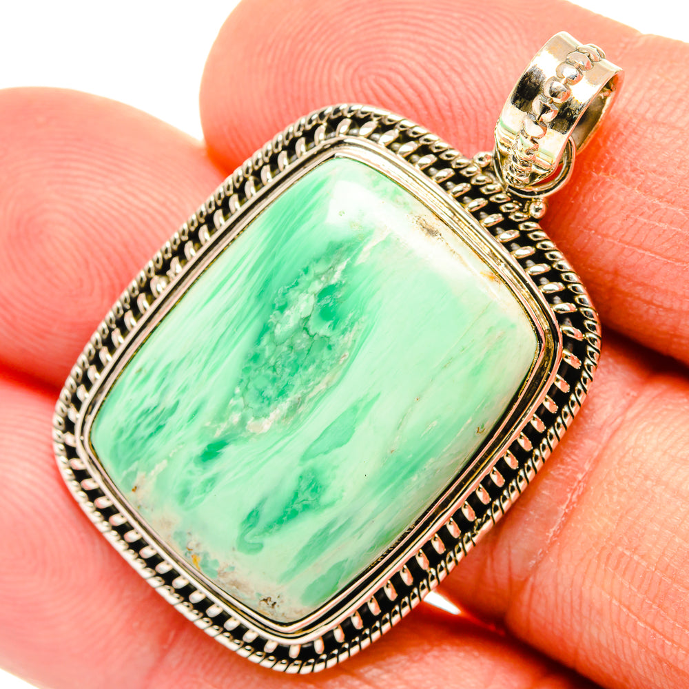 Variscite Pendants handcrafted by Anasilvercos - PD27299