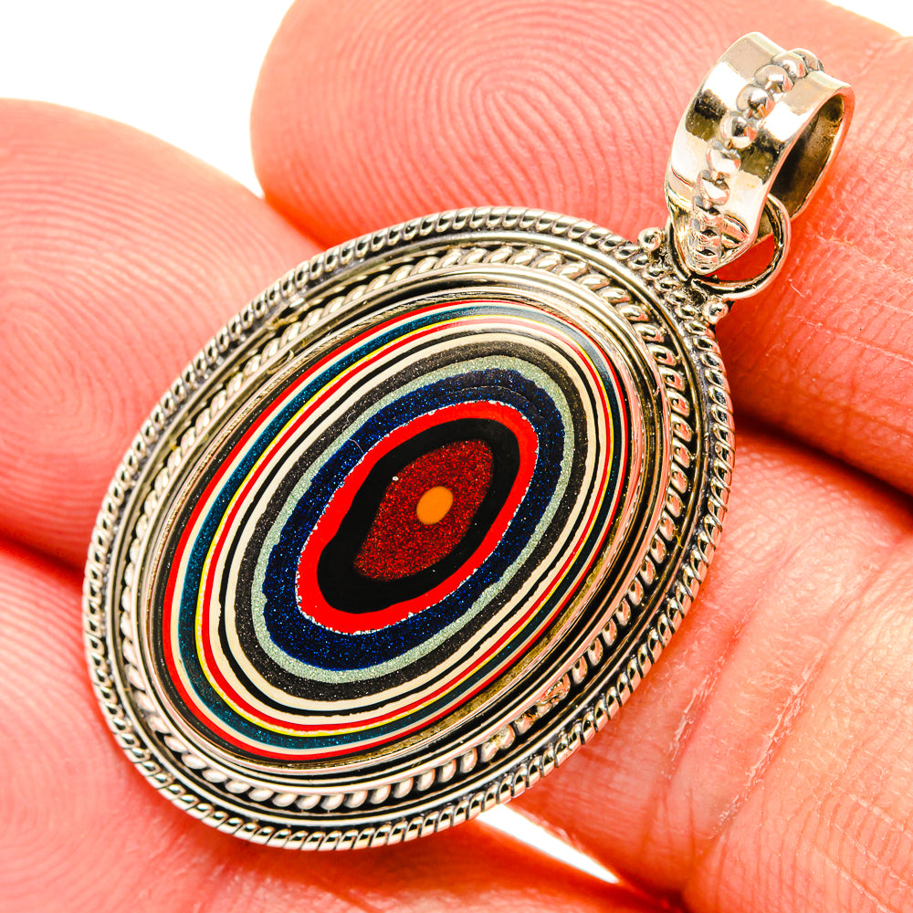 Fordite Pendants handcrafted by Anasilvercos - PD27307