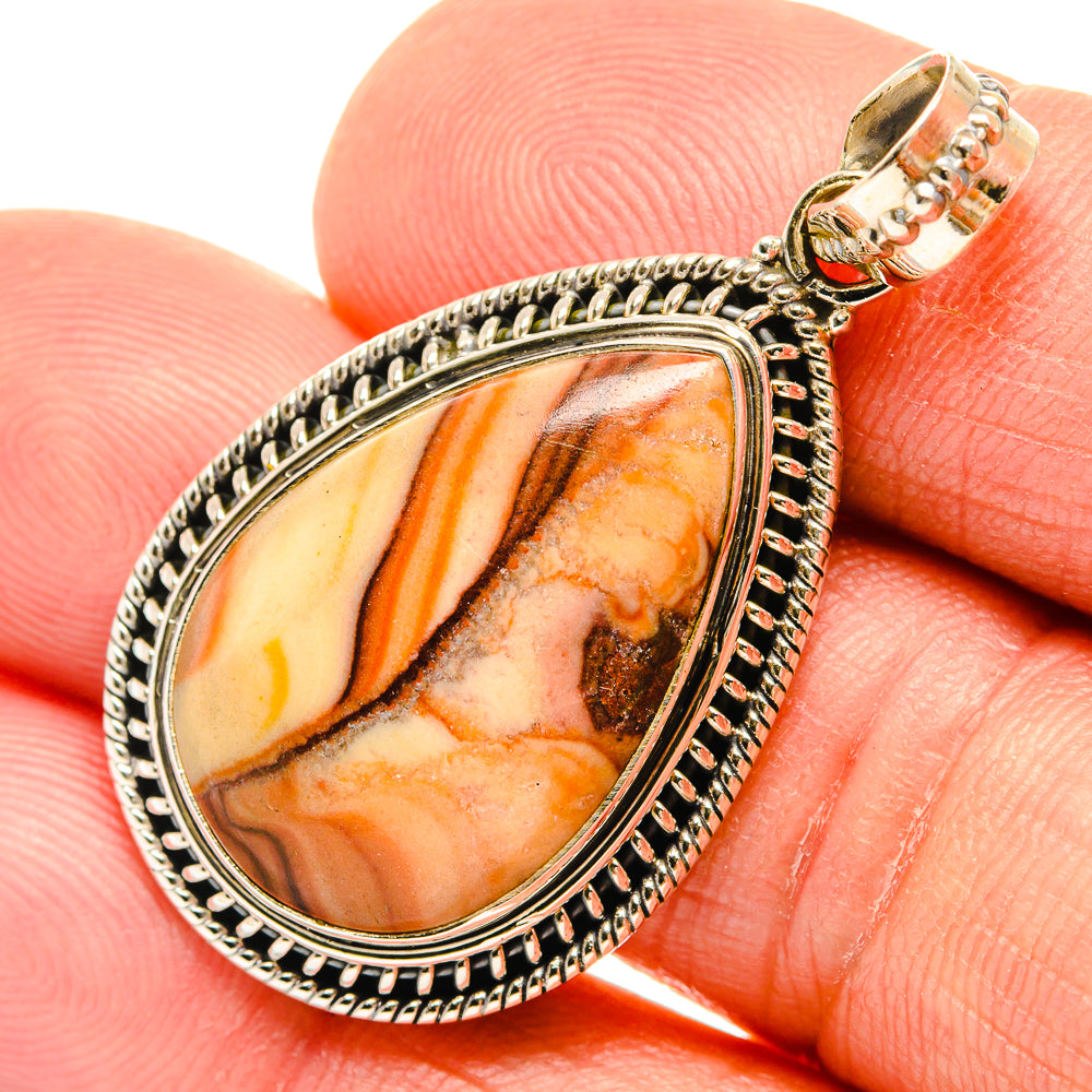 Mookaite Pendants handcrafted by Anasilvercos - PD27314